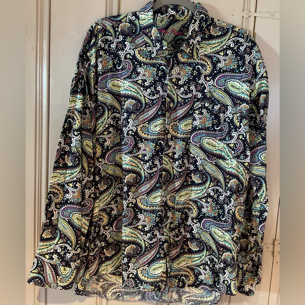 Men's Paisley Long Sleeve Shirt